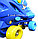Ролики квады 4-х колесные раздвижные с прошивкой синие S 29-33, фото 5