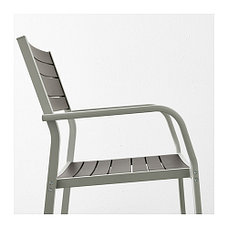 Кресло cадовое ШЭЛЛАНД темно-серый ИКЕА, IKEA, фото 2