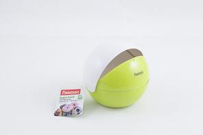 7536 FISSMAN Сахарница 12 x 11 см / 415 мл СВЕТЛО-ЗЕЛЕНАЯ (пластик)