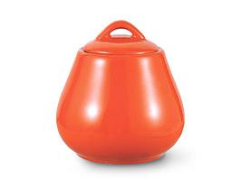 9337 FISSMAN Сахарница 600 мл, цвет ОРАНЖЕВЫЙ (керамика)