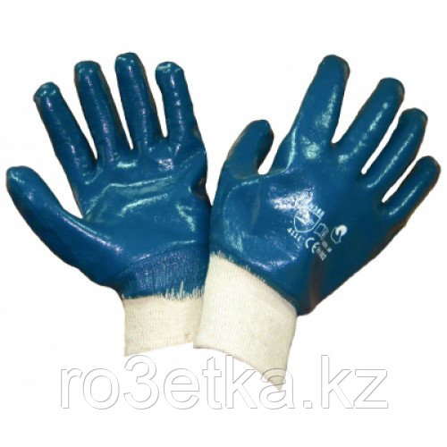 Перчатки нитриловые рабочие (манжет-резинка, полное покрытие) - фото 1 - id-p51810190