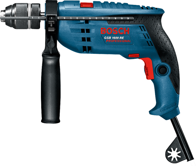 (0601218121) Ударная дрель Bosch GSB 1600 RE