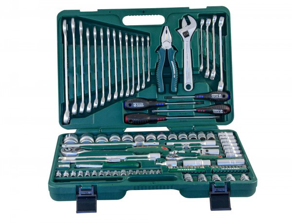 Набор инструмента универсальный 1/4", 1/2"DR, 101 предмет Jonnesway S04H624101S