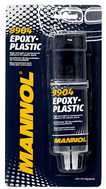MANNOL EPOXY-PLASTIC (клей для пластмасс)