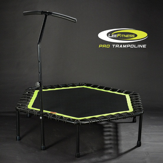 Фитнес батут для джампинга с ручкой LeeFitness Pro