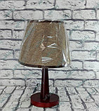 Лампа настольная, деревянная, фото 5