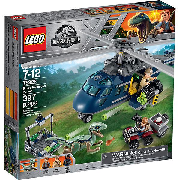 Lego Jurassic World 75928 Конструктор Лего Мир Юрского Периода Погоня за Блю на вертолёте
