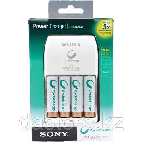 Sony BCG34HLD4KN зарядное устройство на 4 аккумулятора