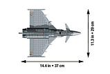 Конструктор Mega Bloks Probuilder EuroFighter Typhoon Истребитель Тайфун SA-4, 291pcs, фото 5