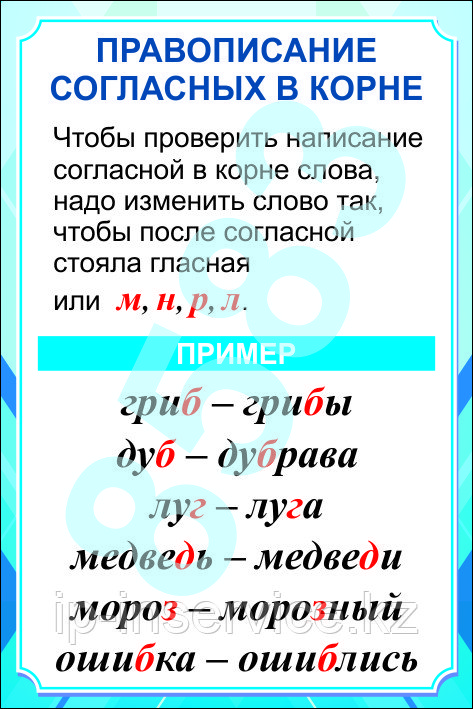 Плакаты русский язык 1 класс - фото 4 - id-p51851719
