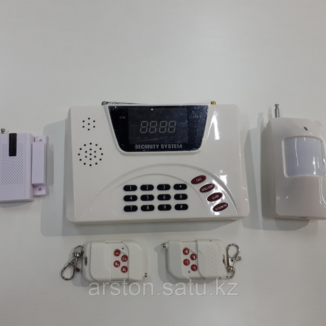 Охранная сигнализация GSM для дома с дисплеем