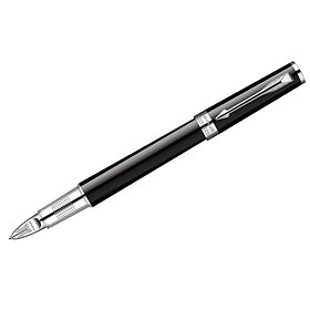 Ручка Parker Пятый пишущий узел "Ingenuity Large Black Lacquer CT" черная, 0,8мм, подар. уп.