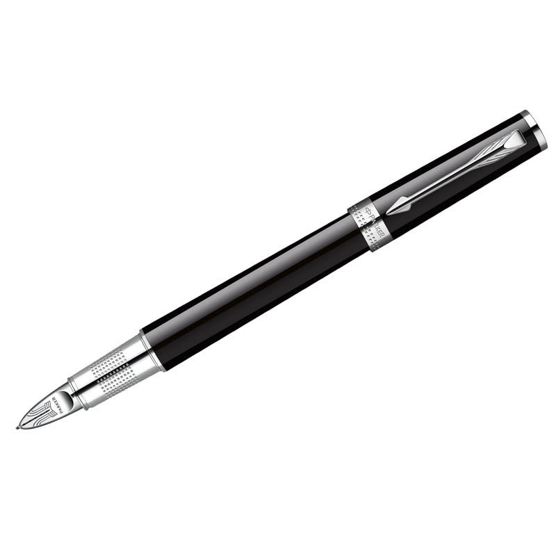 Ручка Parker Пятый пишущий узел "Ingenuity Large Black Lacquer CT" черная, 0,8мм, подар. уп. - фото 1 - id-p52036072