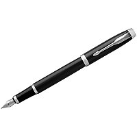 Ручка перьевая Parker "IM Black CT" синяя, 0,8мм, подар. уп.