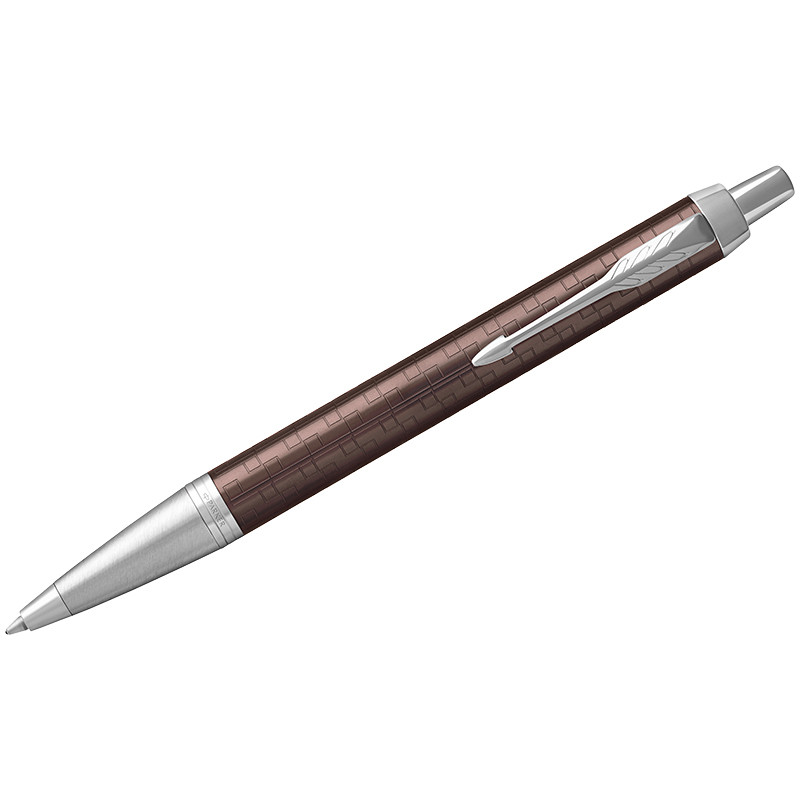 Ручка шариковая Parker "IM Premium Brown CT" синяя, 1,0мм, кнопочн., подар. уп., фото 1