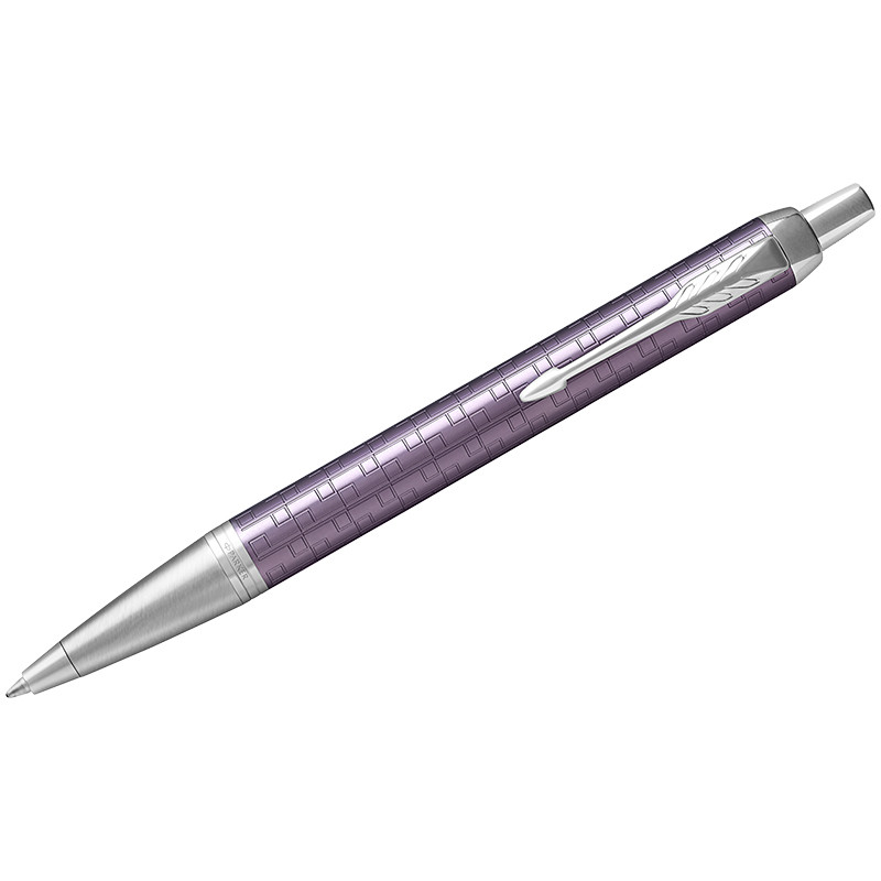Ручка шариковая Parker "IM Premium Dark Violet CT" синяя, 1,0мм, кнопочн., подар. уп.