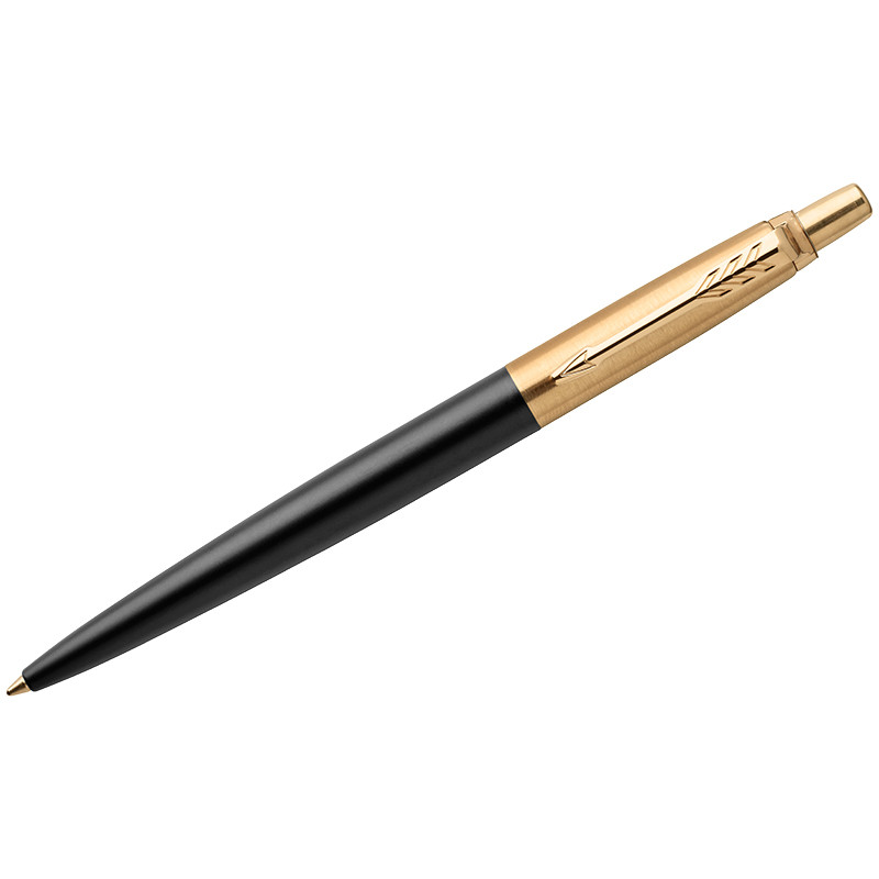 Ручка шариковая Parker "Jotter Premium Bond Street Black GT" синяя, 1,0мм, кнопочн., подар. уп.