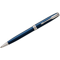 Ручка шариковая Parker "Sonnet Subtle Blue CT" черная, 1,0мм, поворот., подар. уп.