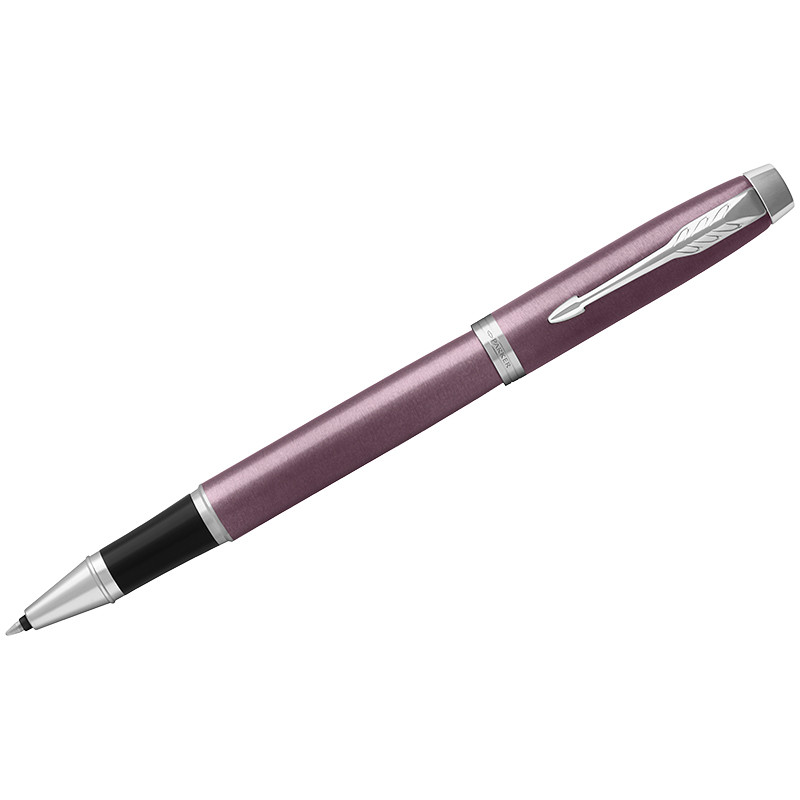 Ручка-роллер Parker "IM Light Purple CT" черная, 0,8мм, подар. уп. - фото 1 - id-p52036181