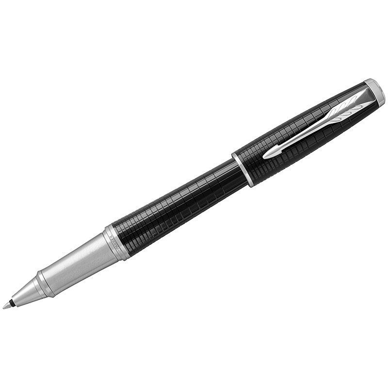 Ручка-роллер Parker "Urban Premium Ebony Metal CT" черная, 0,8мм, подар. уп.