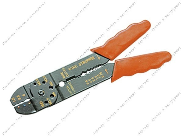 Щипцы, 210 мм, для зачистки электропроводов и обжима контактных клемм, 1,5–6,5 мм// SPARTA (177505)