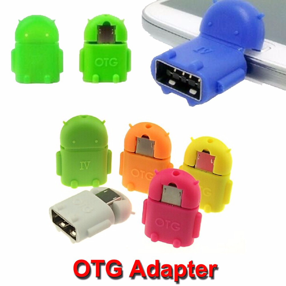 Нанопереходник MicroUSB-USB OTG дизайн Андроид для подключения периферийных USB устройств - фото 2 - id-p52047431
