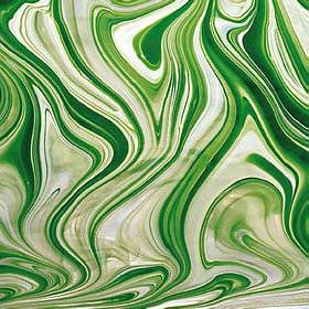 Emerald/White/Clear Baroque