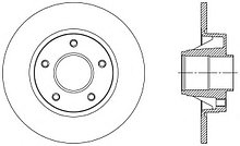 Тормозные диски Opel Vivaro (01-…, задние, Optimal)