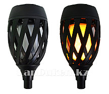 Декоративный солнечный водонепроницаемый фонарь факел (садовый светильник) Lamp 705 с двумя креплениями, 58 см