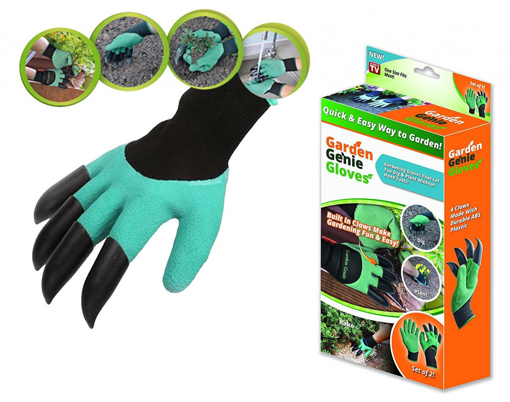 Садовые перчатки Garden Genie Gloves с когтями