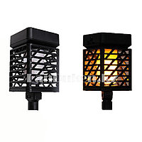 Декоративный солнечный водонепроницаемый фонарь факел (садовый светильник) Lamp 703 с двумя креплениями, 60 см