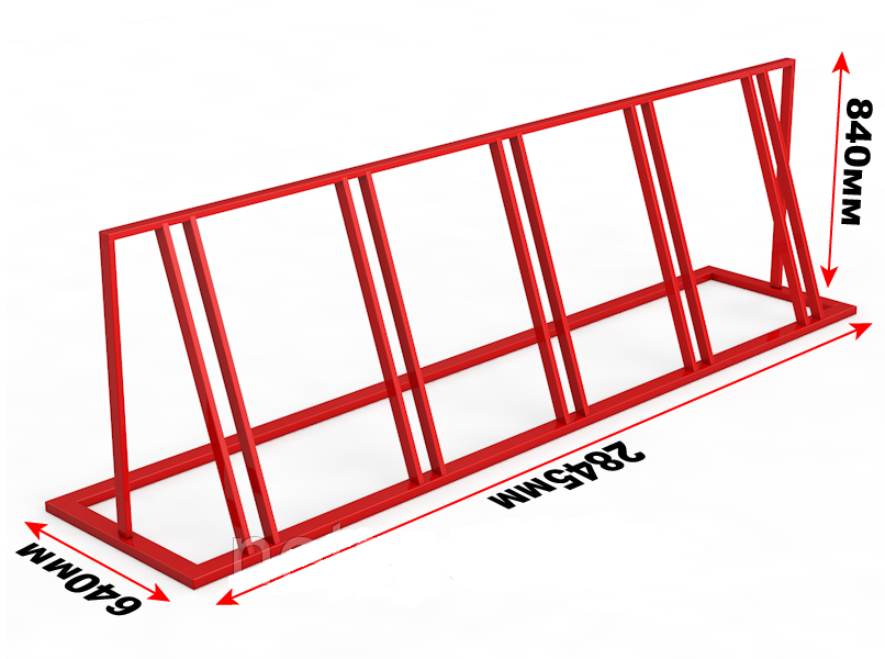 Велопарковка-скамья на 5 мест