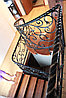 Кованная лестница с перилами, фото 2