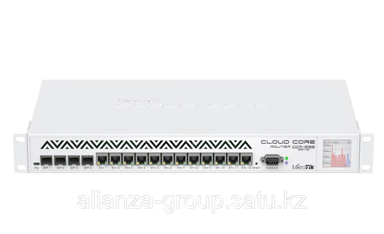 Маршрутизатор [CCR1036-12G-4S] Mikrotik CCR1036-12G-4S 12 Gigabit Ethernet, 4х SFP, 36 ядер