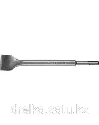 Зубило SDS Plus плоское ЗУБР 29364-40-250, ЭКСПЕРТ, по бетону для перфоратора, изогнутое, 40x250 мм. , фото 2