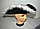 Карнавальная шляпа Пирата с окантовкой из белого пуха 38*35 см, фото 5