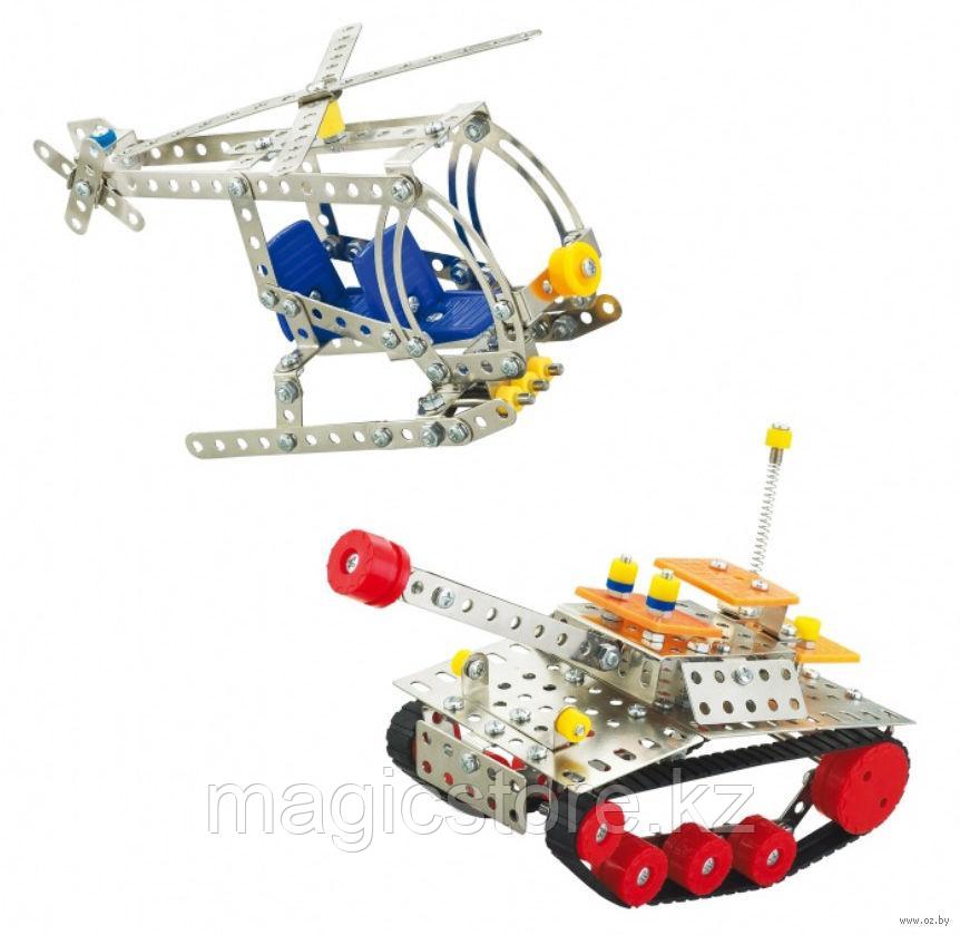 Конструктор RX toys Metal Construction Set 2 in 1 Танк и Вертолет (металлический) - фото 2 - id-p51629006