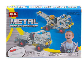 Конструктор RX toys Metal Construction Set 2 in 1 Мини Грузовики (металлический)