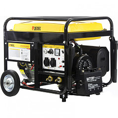 Бензиновая сварочная генераторная установка WG 210Е, 5,0 кВт, 220В, бак 25 л, электрост.//DENZEL