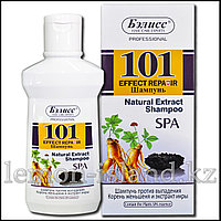 Шампунь Бэлисс 101 против выпадения волос с экстрактами женьшеня и чёрной икры.