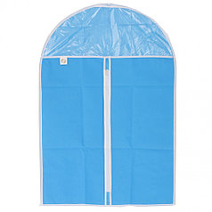 Чехол для хранения одежды на молнии (нетканый материал + ПВХ), 60х90см// Elfe