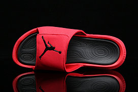 Шлепанцы мужские  Air Jordan Hydro 6 gym red/black