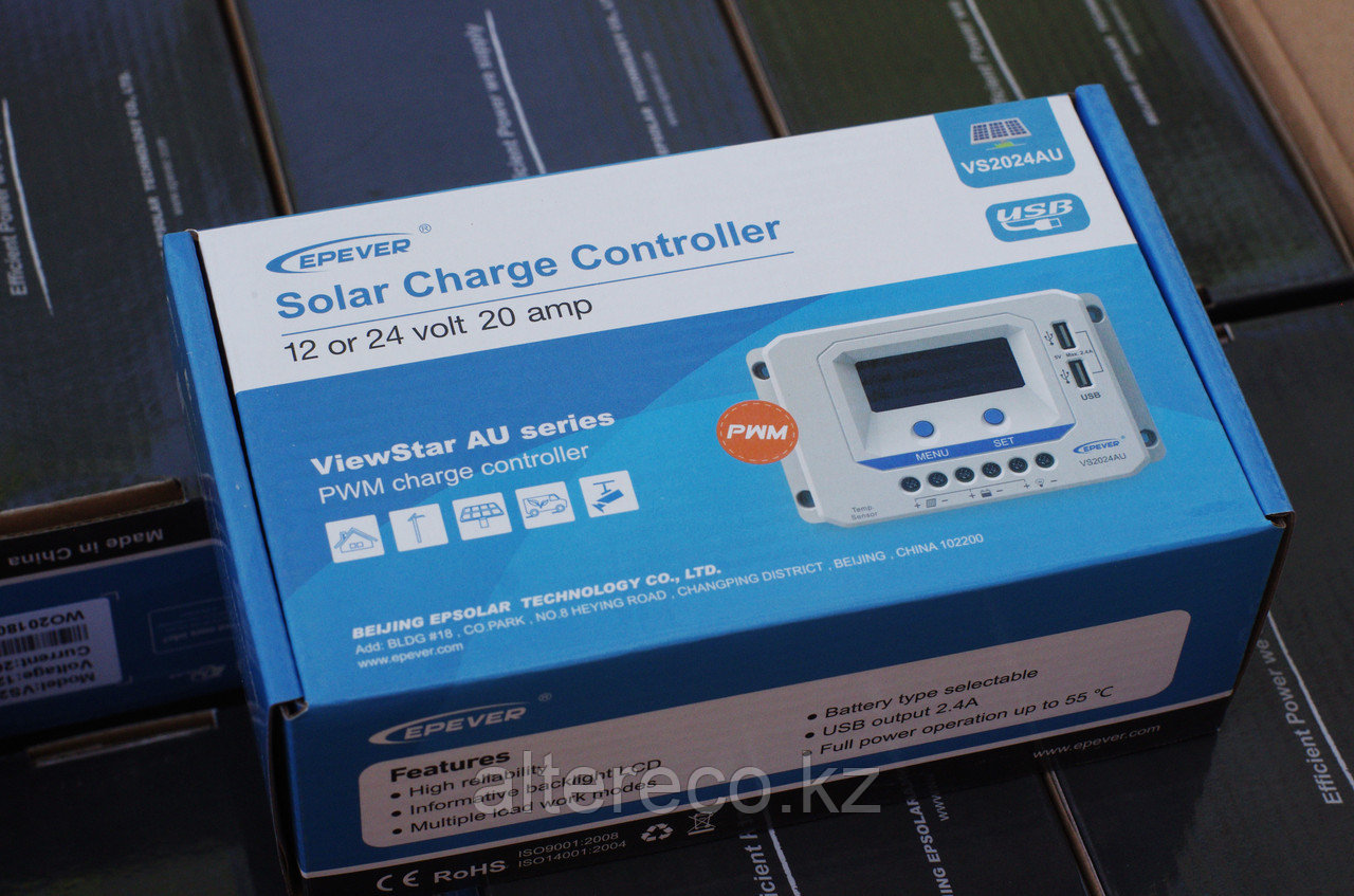 Солнечный контроллер Epever (EPSolar) VS2024AU - фото 3 - id-p52148937