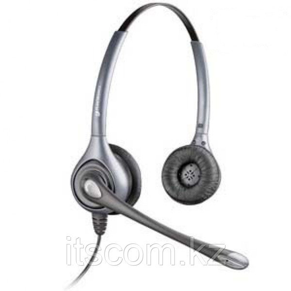 Профессиональная телефонная гарнитура Poly Plantronics SupraPlus Silver Wideband HW361N/A (82313-41) - фото 1 - id-p2479398