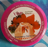 Салфетки для снятия лака клубника