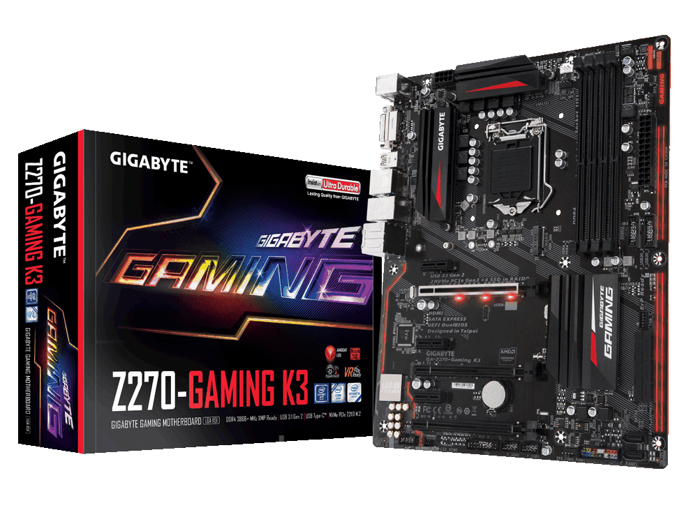 Сист. плата Gigabyte GA-Z270-Gaming K3, Z270, S1151, 4xDIMM DDR4