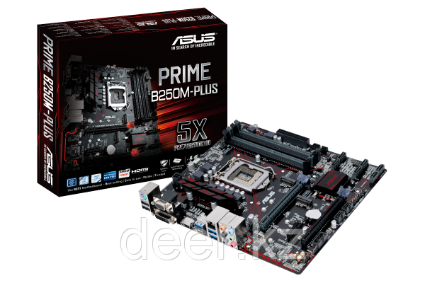 Сист. плата Asus PRIME B250M-PLUS, B250, S1151, 4xDIMM DDR4
