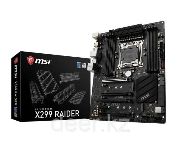 Сист. плата MSI X299 RAIDER, X299, 8xDIMM DDR4