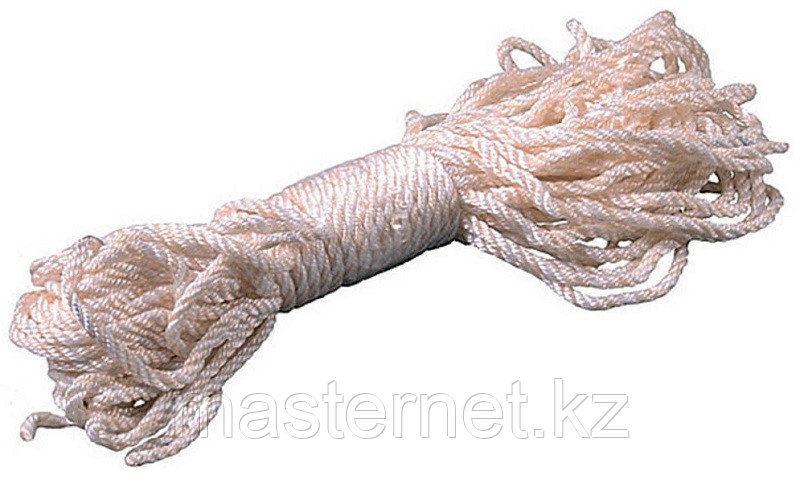 Веревка ЗУБР капроновая, d=6,0 мм, 20 м, 375 кгс, 12,5 ктекс - фото 1 - id-p44069925