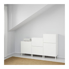 Шкаф ОПХУС белый Фоннес ИКЕА, IKEA , фото 3